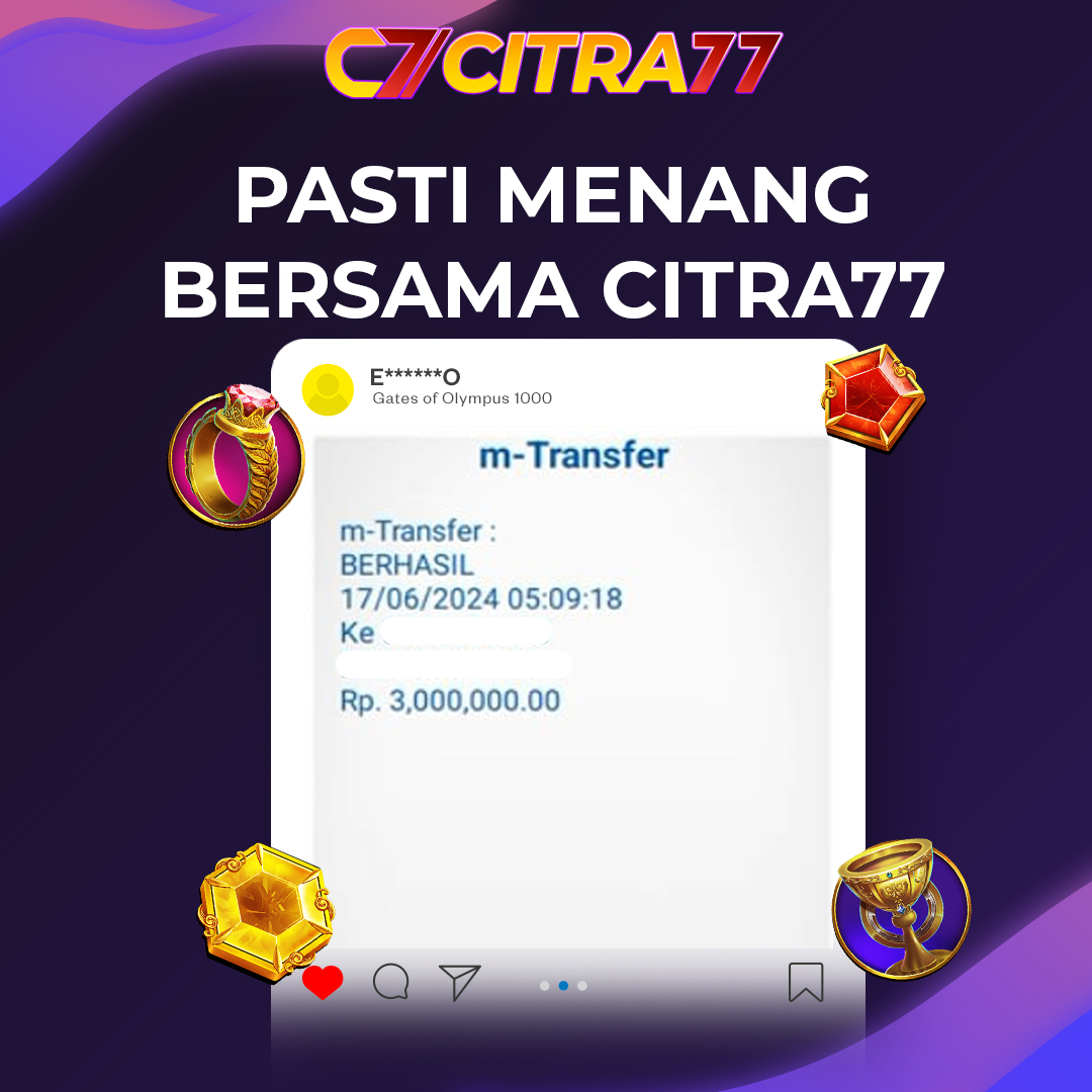 CITRA77 JACKPOT PRAGMATICPLAY WIN Rp.3.000.000,- LUNAS